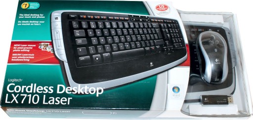 Zdjęcie oferty: Zestaw Logitech Cordless Desktop LX710 Laser