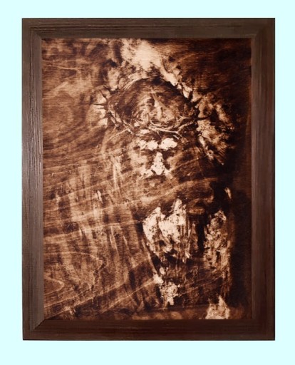 Zdjęcie oferty: Obraz wypalany na drewnie, pirografia – Jezus 11