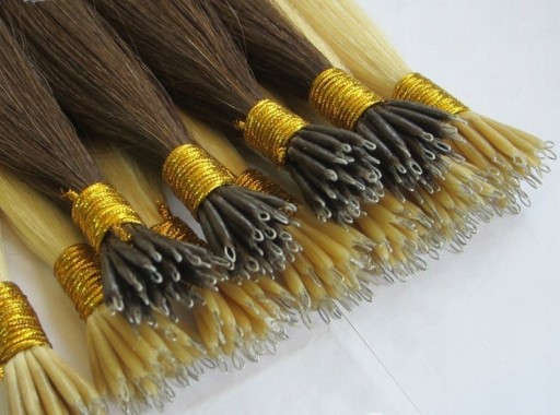 Zdjęcie oferty: Włosy słowiańskie nano ringi pasemka naturalne HIT