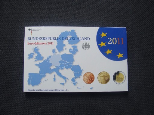 Zdjęcie oferty: NIEMCY - Euro - Munzen 2011 D + okolicznościowe