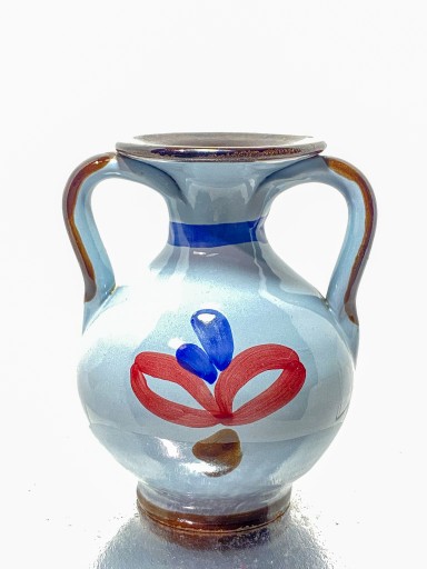 Zdjęcie oferty: Wazonik Vintage ceramika pięknie szkliwiony