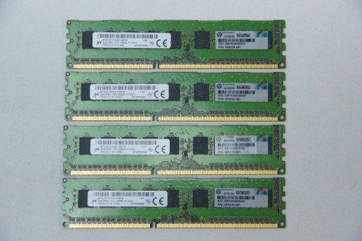 Zdjęcie oferty: 32GB 4x 8GB DDR3 ECC 12800E Unbuffered Proliant