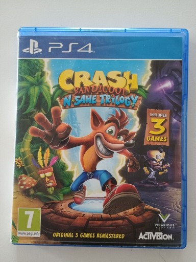 Zdjęcie oferty: Crash Bandicoot N. Sane Trilogy - Playstation 4 (PS4)