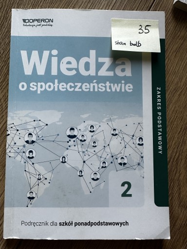 Zdjęcie oferty: Wiedza o społeczeństwie 2