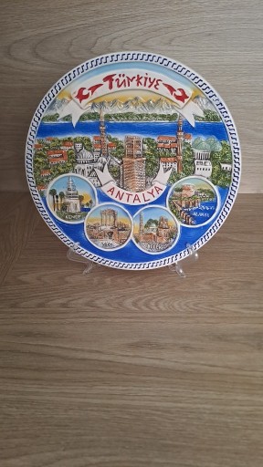 Zdjęcie oferty: Ceramiczny talerz dekoracyjny - Antalya