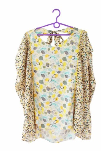 Zdjęcie oferty: Bluzka vintage plus size duży rozmiar przewiewna wiskoza Miss Captain 