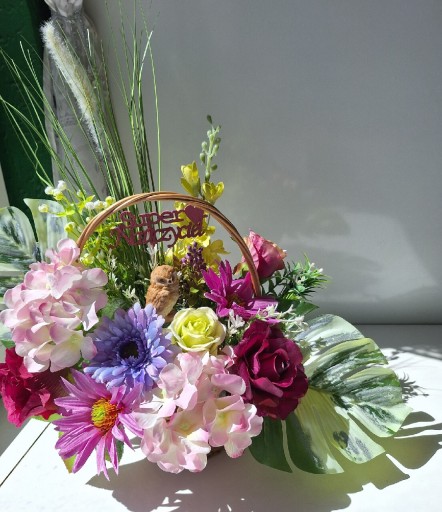 Zdjęcie oferty: Kosz kwiatowy z Sową,  koniec roku 