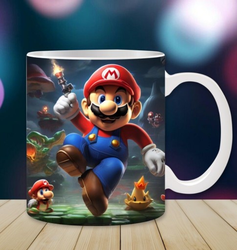 Zdjęcie oferty: Kubek ceramiczny z nadrukiem Mario