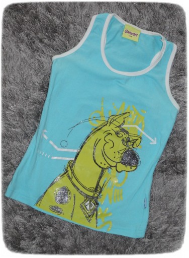 Zdjęcie oferty: Bluzka top Scooby-Doo! brokat 128