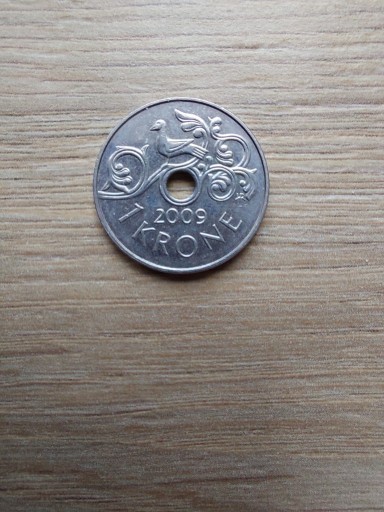 Zdjęcie oferty: Norwegia 1 krone 2009 stan -I