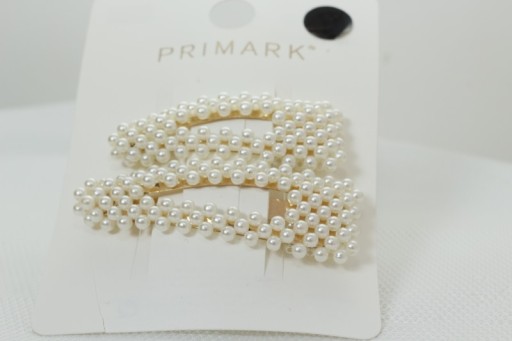 Zdjęcie oferty: Spinki do włosów Primark perłowe białe