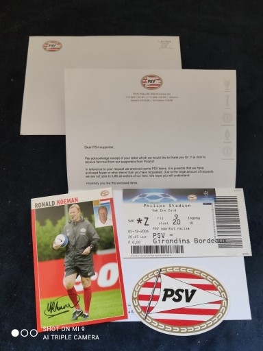 Zdjęcie oferty: PSV Eindhoven zestaw pamiątek / Ronald Koeman
