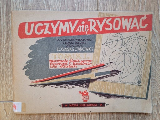 Zdjęcie oferty: UCZYMY SIĘ RYSOWAĆ Osiński Tyrowicz  1954 