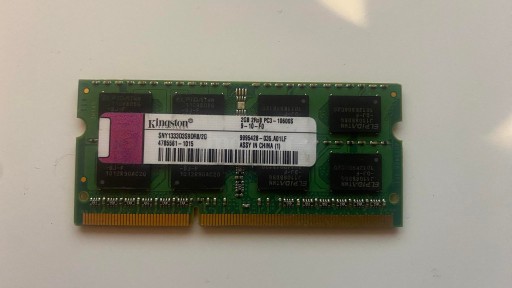 Zdjęcie oferty: Ram DDR3 2GB do laptopa