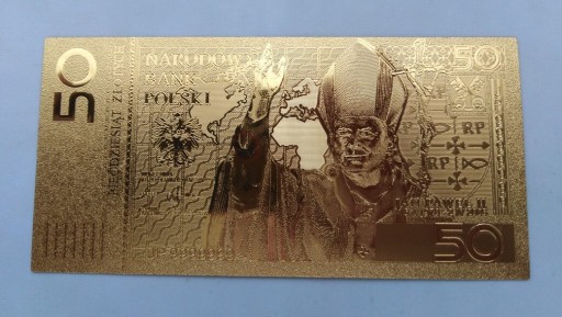 Zdjęcie oferty: Banknot złoty  50 zł Jan Paweł II 2006 rok  POLSKA