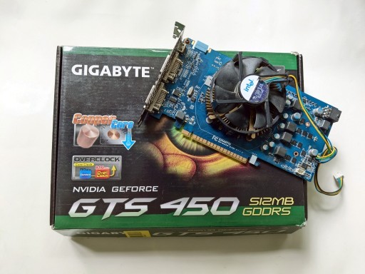 Zdjęcie oferty: Gigabyte GeForce GTS450 512MB DVI/HDMI