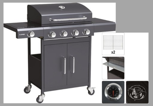 Zdjęcie oferty: Grill gazowy premium 4+1 palniki