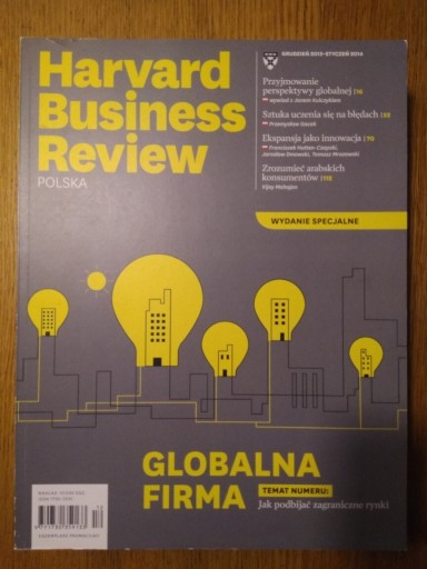 Zdjęcie oferty: Harvard Business Review Polska 12 2013 01 2014