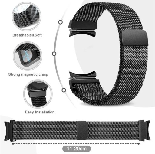 Zdjęcie oferty: Pasek 20mm  watch 5 pro magnetyczny milanese 