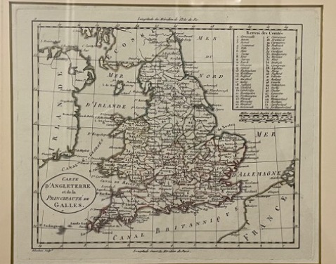 Zdjęcie oferty: Stara mapa Anglii ładnie oprawiona, Anglia