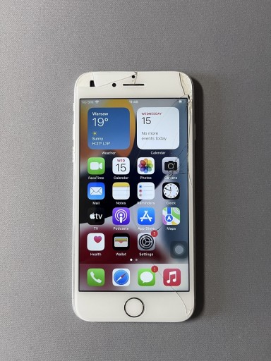 Zdjęcie oferty: iPhone 7 32Gb Silver uszkodzony