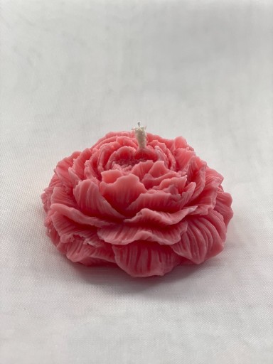 Zdjęcie oferty: Naturalna Czerwona Świeczka Sojowa Piwonia 