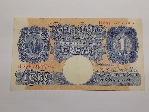 Zdjęcie oferty: Banknot 1 funt Anglia 