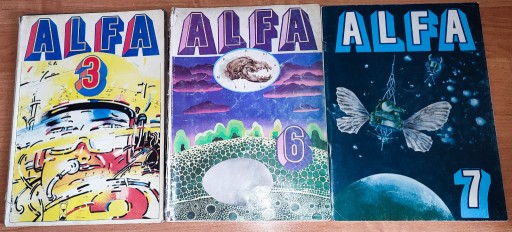 Zdjęcie oferty: Magazyn komiksowy Alfa nr 3, 6 i 7. Unikaty