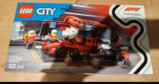 Zdjęcie oferty: LEGO City F1 Pit stop i mechanicy z bolidem Ferrari 60443