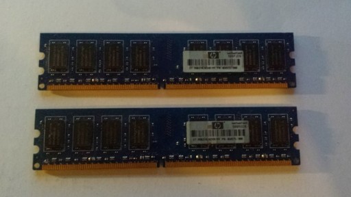 Zdjęcie oferty: Pamięć RAM NANYA 2x2GB 2Rx8 PC2-6400U DDR2-800MHZ