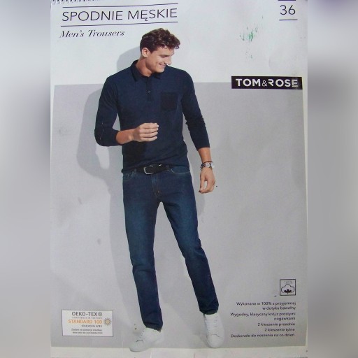 Zdjęcie oferty: Spodnie jeansowe męskie roz. 36 NOWE Oeko-Tex