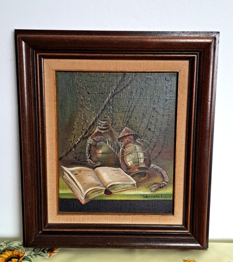 Zdjęcie oferty: Martwa natura - Olej na płótnie .Syg. 40 x 35 cm.