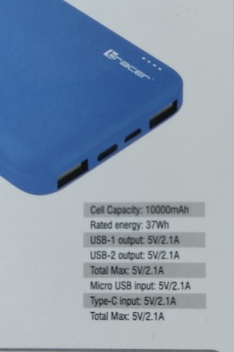 Zdjęcie oferty: Powerbank Tracer 10000mAh