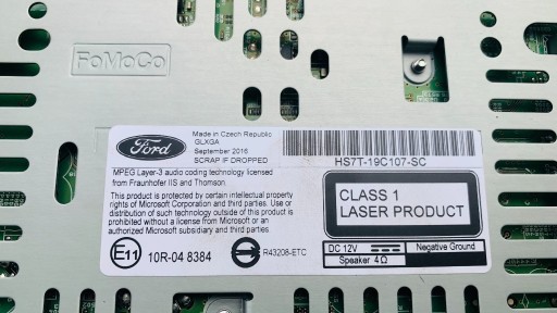 Zdjęcie oferty: SONY RADIO FORD MONDEO MK5