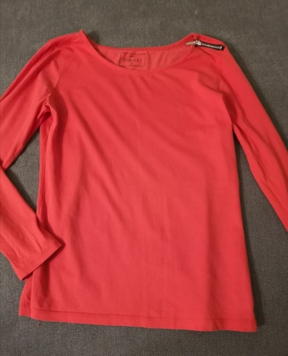 Zdjęcie oferty: Tshirt longi czerwony Sinsay XS top bluzka 24 hm 