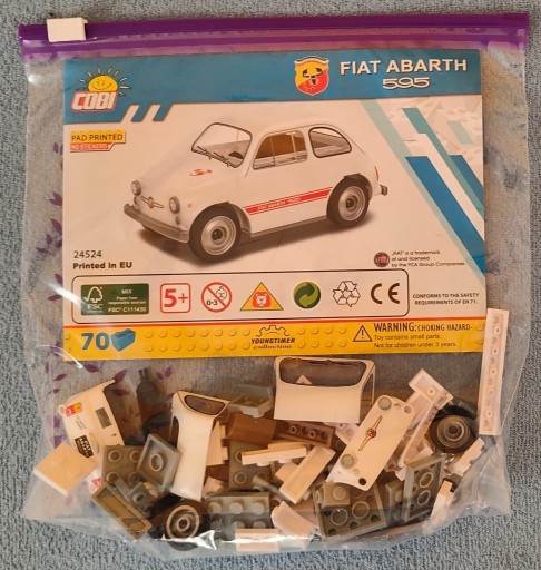 Zdjęcie oferty: Klocki COBI 24524 - 1965 Fiat Abarth 595