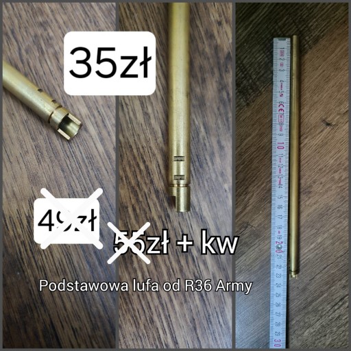 Zdjęcie oferty: Podstawowa lufa do repliki R36 od Army Armament