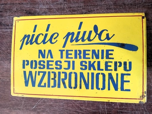 Zdjęcie oferty: Tablica tabliczka szyld PRL Społem BAR Sklep 161