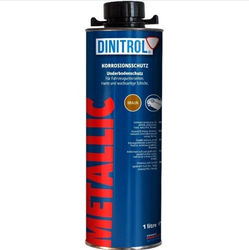 Zdjęcie oferty: Wosk dinitrol Metallic 1000 ml puszka brązowy 