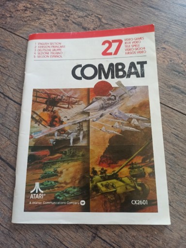 Zdjęcie oferty: Atari instrukcja do gry Combat 