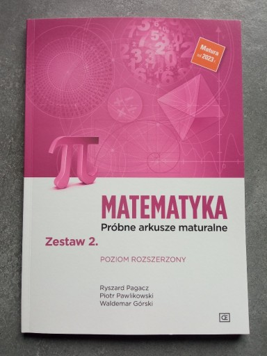 Zdjęcie oferty: Matematyka arkusze maturalne rozszerzenie 2023