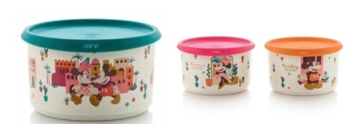 Zdjęcie oferty: Tupperware Zestaw BINGO DISNEY 2x940ml+1,4L-nowy