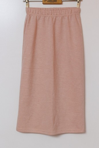 Zdjęcie oferty: VOVK Spódnica pudrowy róż elastyczna S wełna