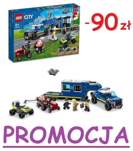 Zdjęcie oferty: LEGO City 60315 MOBILNE CENTRUM DOWODZENIA POLICJI