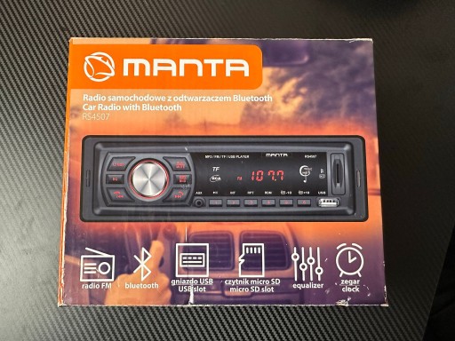 Zdjęcie oferty: Radio samochodowe Manta RS4507 1-DIN