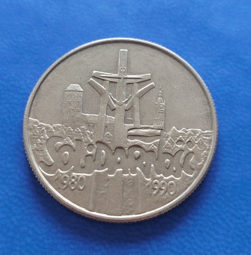 Zdjęcie oferty: Moneta 10 000zł 1990 r. Solidarność 1980-1990.