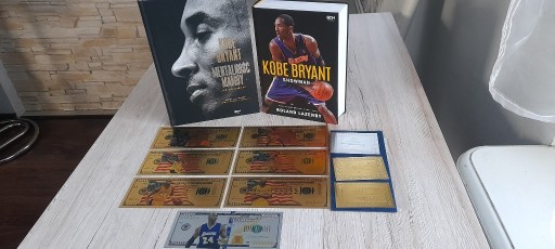 Zdjęcie oferty: Kolekcja Kobe Bryant książki pozłacane banknoty