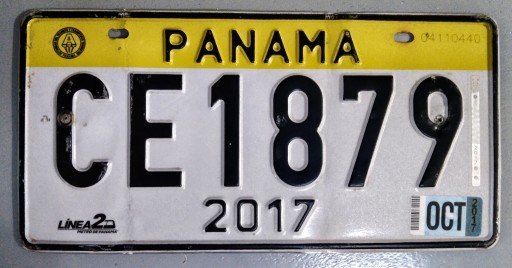 Zdjęcie oferty: tablica rejestracyjna Panama rejestracja