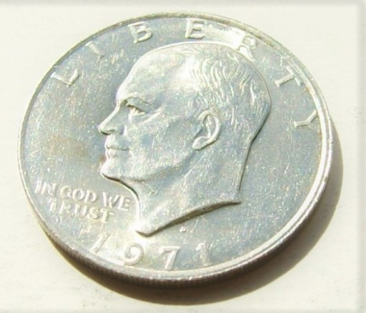Zdjęcie oferty: 1 dolar 1971 D  one dollar Eisenhower Stan !!