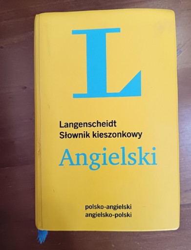 Zdjęcie oferty: Słownik kieszonkowy polsko-angielski Langenscheidt